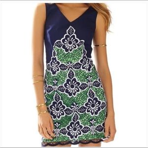 Euc Lilly Pulitzer Sylvie shift jungle flowers dress